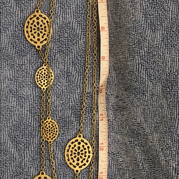 NWOT gold long chain necklace. - Picture 3 of 4